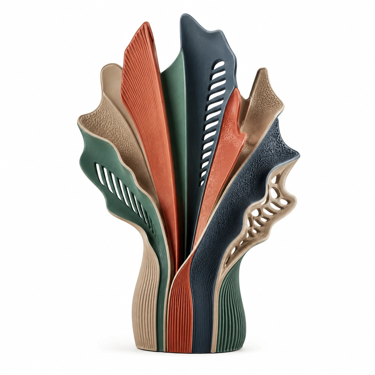 Escultura Decorativa Abstracta Multicolor