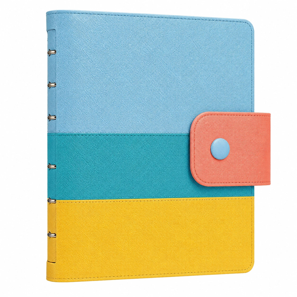 Cuaderno Multicolor 6 Anillas con Broche a Presión