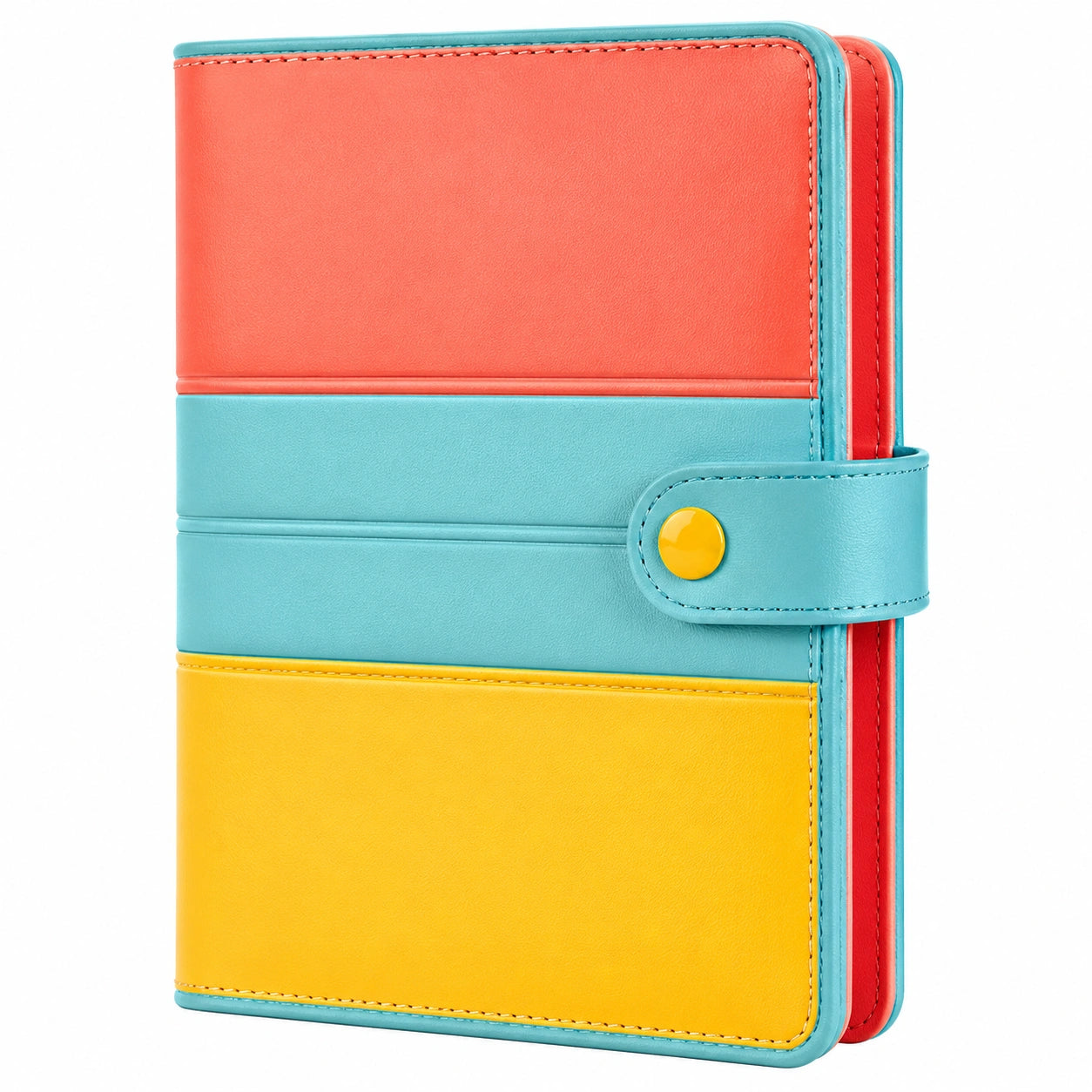 Cuaderno Multicolor con Cierre y Hojas Reemplazables A5