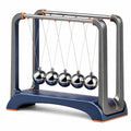Péndulo de Newton Esferas Metálicas Azul/Plateado 19x12x18 cm