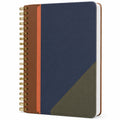 Cuaderno A5 Espiral Azul/Marrón/Verde